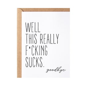 Coworker Leaving Card | Congrats New Job Colleague Goodbye Present | Employee Friend Going Away, Leaving Work Farewell Gift Idea