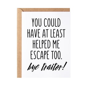 Coworker Leaving Card | Congrats New Job Colleague Goodbye Present | Employee Friend Going Away, Leaving Work Farewell Gift Idea