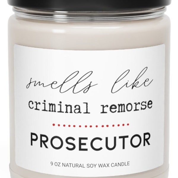 Prosecutor Gift Idea For Him, Her | Thank You Appreciation Present For Men And Women Prosecuting Attorneys From Client