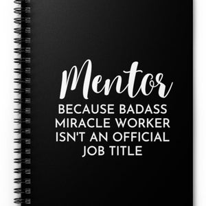 Mentor Gift | Thank You Appreciation Present Idea For Men And Women Mentors, Lined Notebook