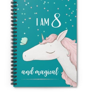Birthday Gift For 8 Year Old Girl | Turning Eight Years Old Birthday Present For A Special Little Girl Daughter + Young Niece | Cute Unicorn