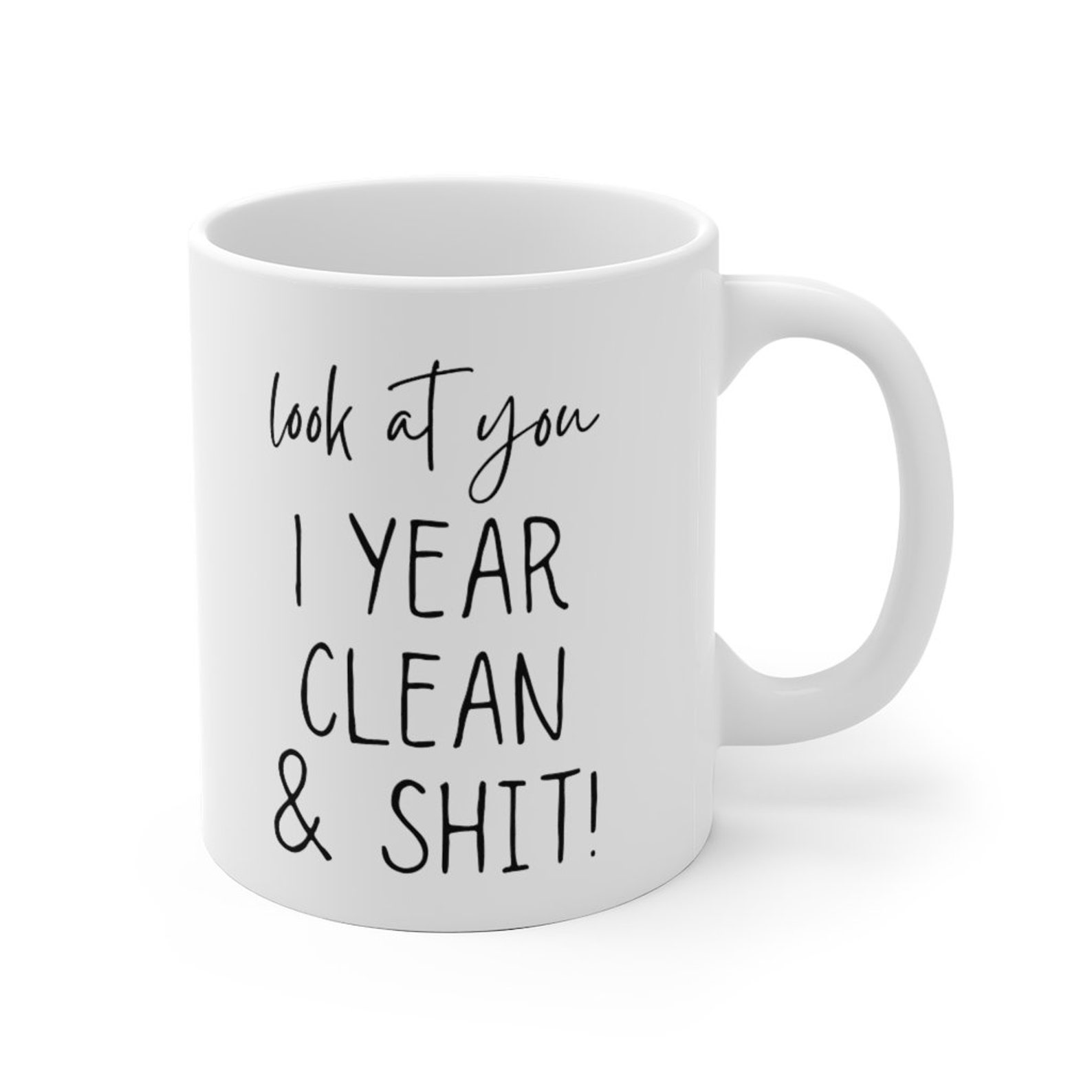 1 Year Clean One Year Sober Gifts For Him Her Sobriety Etsy
