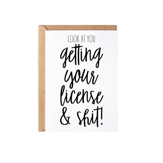 Personalised Congratulations Driving Test Passed Poem Gift Card & Car Keepsake e