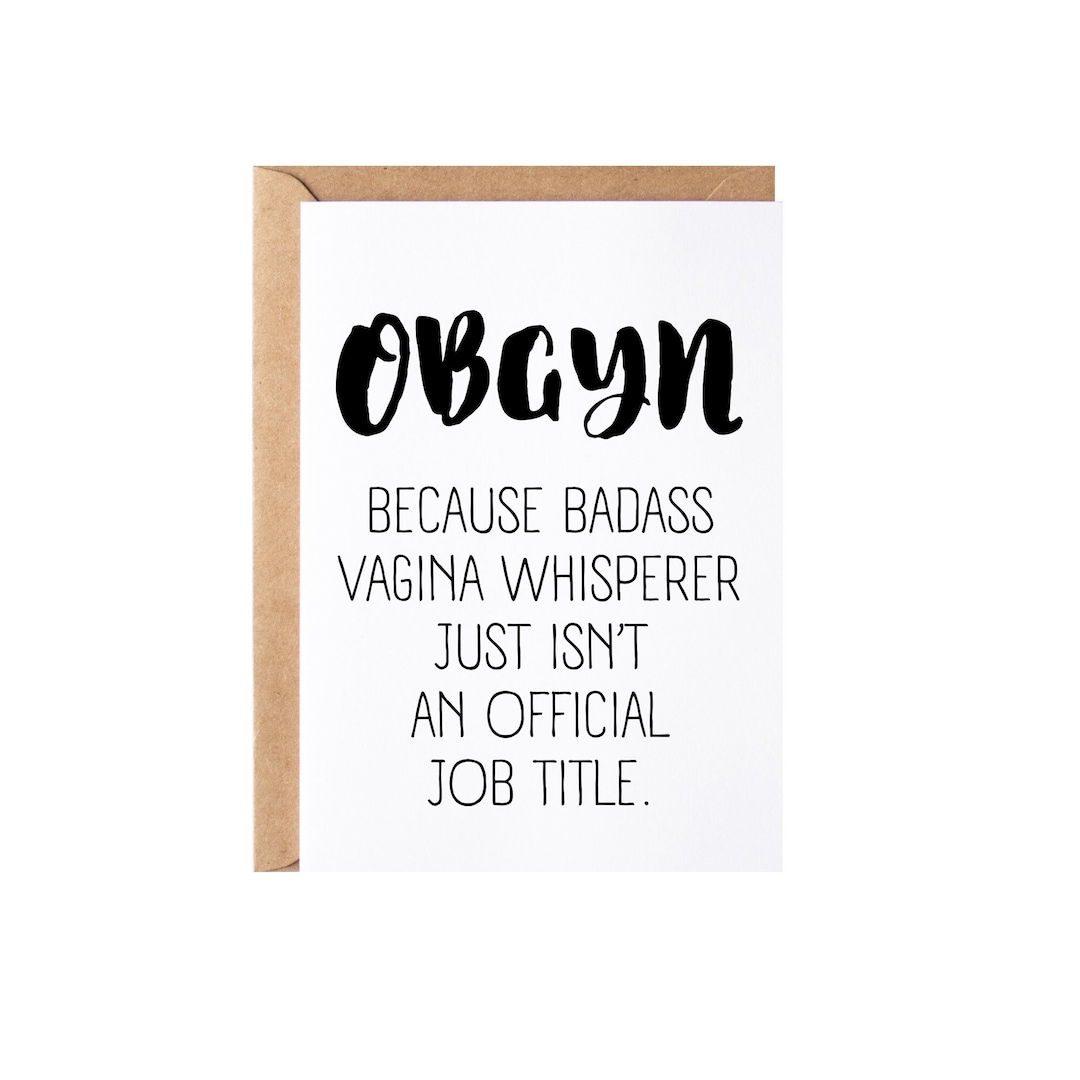 OBGYN Gift | Gynecologist Gift, Funny | Congratulations OB/GYN ...