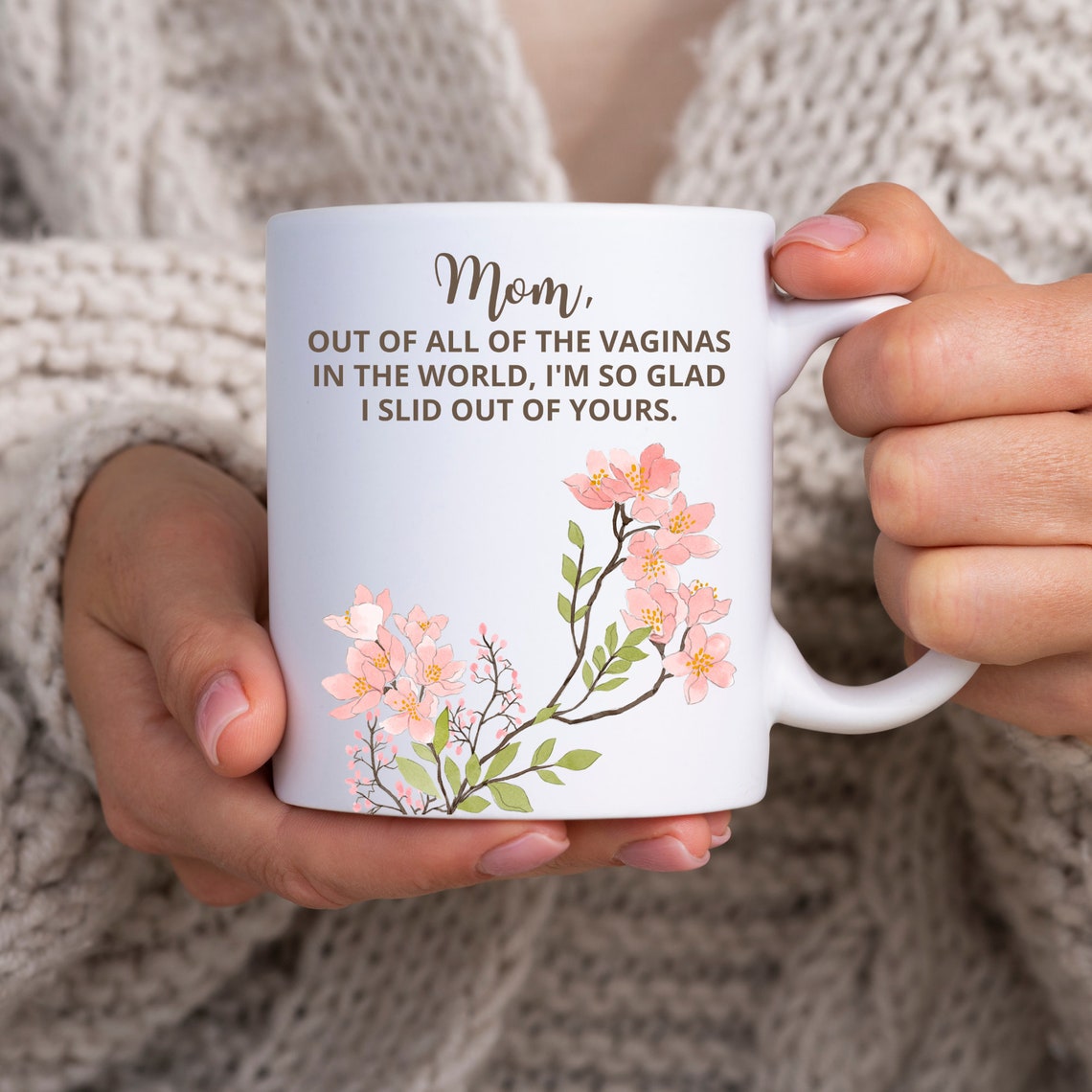 Gift For Mom Funny Mother Gift From Daughter And Son Happy Etsy