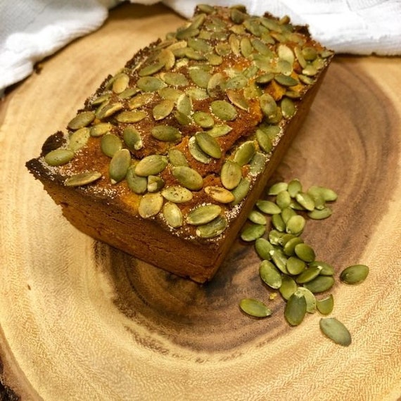 Pumpkin Loaf Bread Halal Organic Gluten Free Sugar Free Etsy