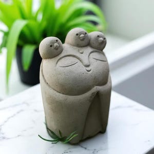 Jizo statue 7.8 inch / 20 cm Stune Statue, Jizo Figurine, Jizo Buddha, Buddha Statue, Buddha Figurine, Buddha Jizo, Zen Statue