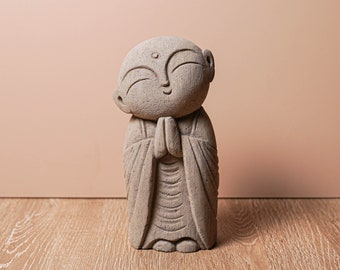 Jizo statue 9 inch / 22 cm Stune Statue, Jizo Figurine, Jizo Buddha, Buddha Statue, Buddha Figurine, Buddha Jizo, Zen Statue,Japanese Buddha