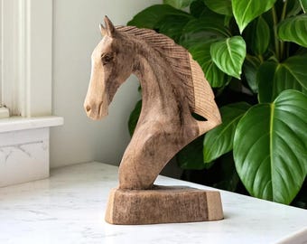 Acheter Statue de cheval Art déco pour la maison, Sculpture animale en résine, Figurine artisanale, ornement