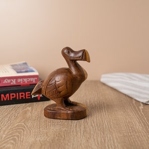 Wooden Dodo Bird 4 Inch / 10 cm, Dodo Sculpture, Dodo Figurine, Dodo Statue, Room Decor, House Decor, Birthday Gift, Christmas Gift