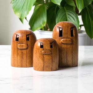 Pokemon Dugtrio Statue, Dugtrio Carving, Pokemon Figurine, Home Decor, Garden Decor, Animal Decor, Pokemon Gift, Hand Carving