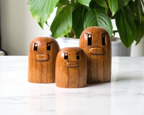 Pokemon Dugtrio Statue, Dugtrio Carving, Pokemon Figurine, Home Decor, Garden Decor, Animal Decor, Pokemon Gift, Hand Carving
