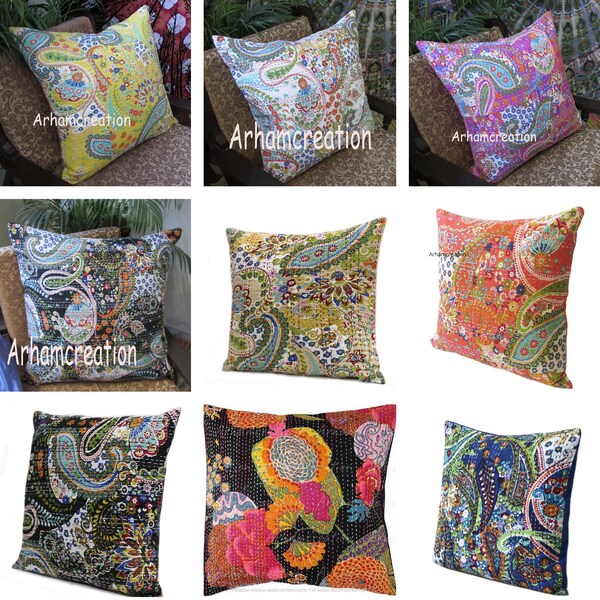 Black Paisley Pillow Etsy