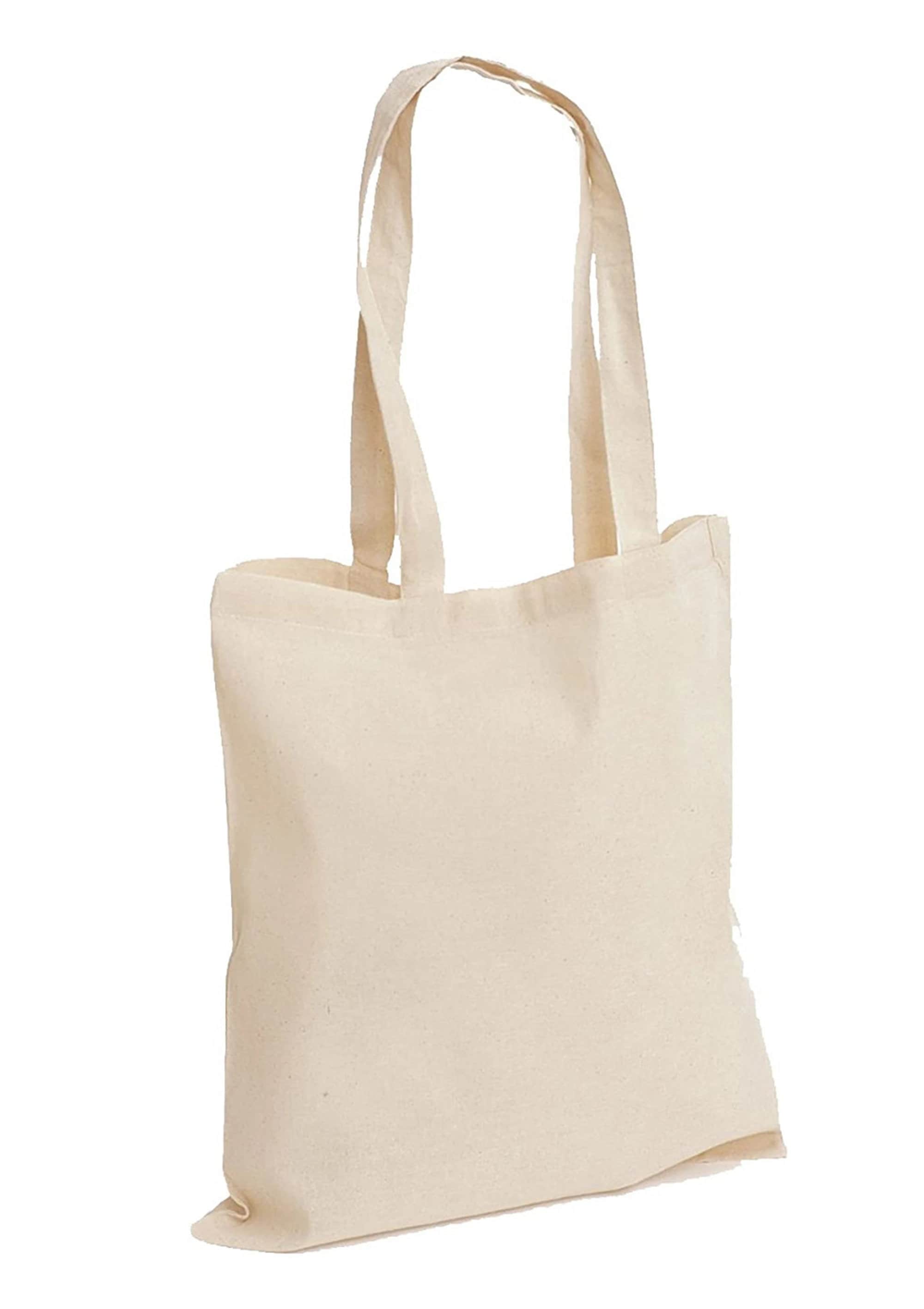 Pack of 1/3/5/10/25 PC Plain Natural Cotton Shopping Tote Bags - Etsy
