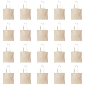 Details about   6 Pack Blue Tote Bag 100% Cotton CanvasBlank Bulk ReusableDIY Arts 