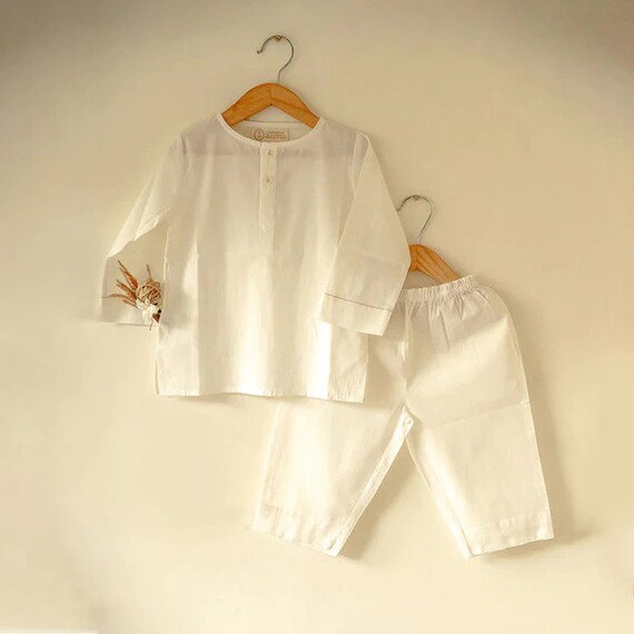 Baby Kurta Pajama Boy Daffah Thobe Islamic Arab Kaftan Jubba