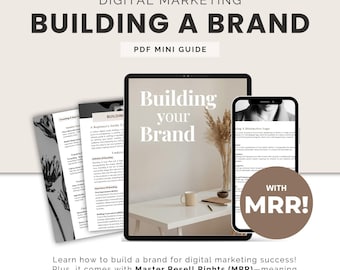 Building Your Online Brand eBook | Digital Marketing Guide + Master Resell Rights | Online Business, Branding, & Passive Income
