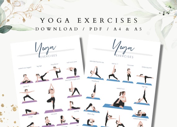 Printable yoga sequence: build strength and flexibility with support | Yoga  sequences, Iyengar yoga poses, Iyengar yoga