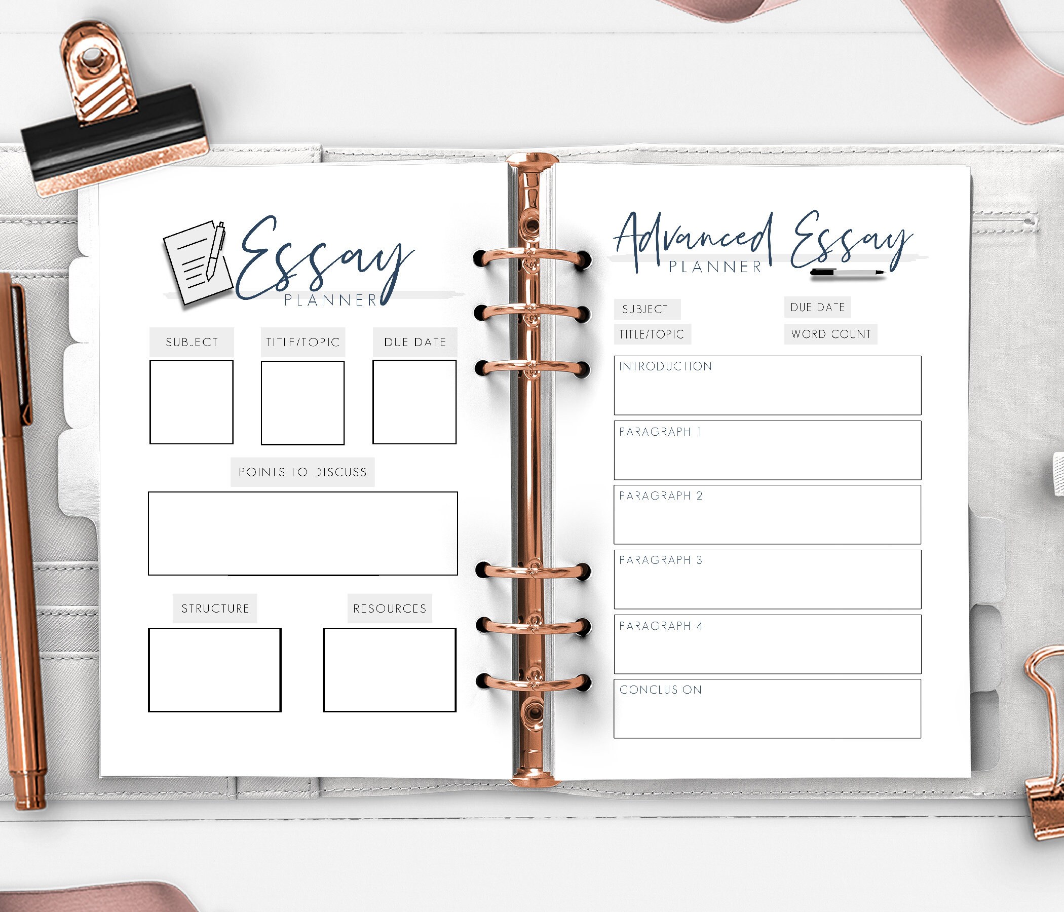 Essay Planner / Student Essay Printable / Student Printable / | Etsy