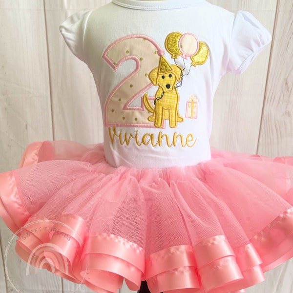 Puppy Birthday Tutu Outfit | Labrador Birthday Tutu Outfit | Goldendoodle Birthday Tutu Outfit | Golden Doodle Birthday Tutu Outfit | Dog