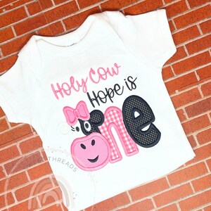 Holy Cow I’m One Birthday Shirt With Name | First Birthday Cow Shirt | Cow Birthday Shirt | Holy Cow Birthday Shirt | Cow Birthday Party