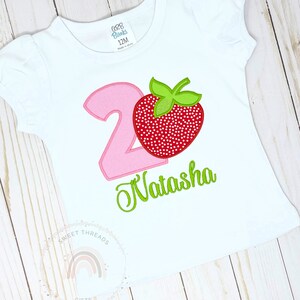 Strawberry Birthday Shirt With Name | Strawberry Birthday Shirt | Gift Birthday Shirt | Strawberry  Birthday Party | Strawberry Theme Party