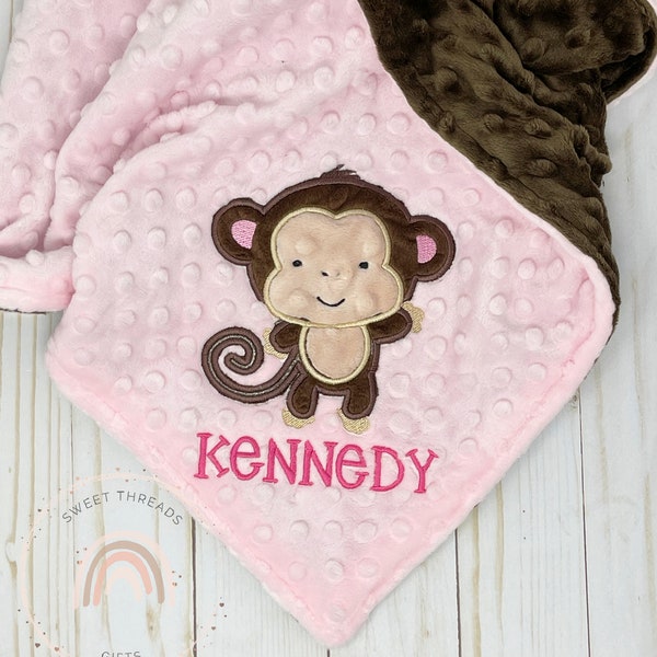Monkey Blanket Etsy
