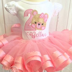 Bear Birthday Tutu Outfit | Teddy Bear Birthday Tutu Outfit | Bear Birthday | Teddy Bear Birthday | Bear Birthday Shirt | Teddy Bear Shirt