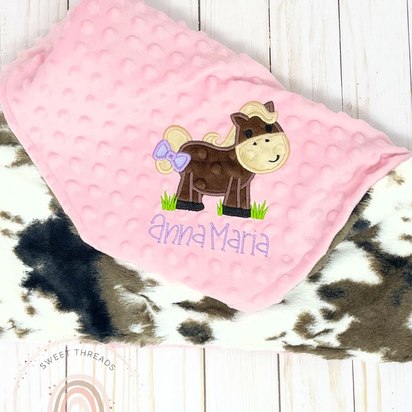 Horse Baby Blanket Etsy