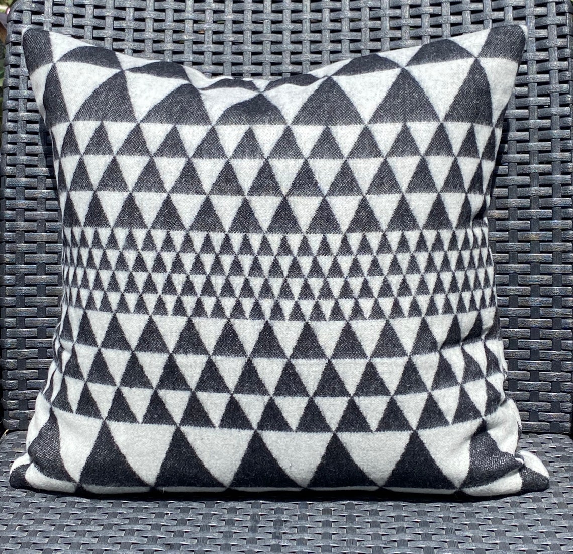 Triangles Cushion Cover Etsy