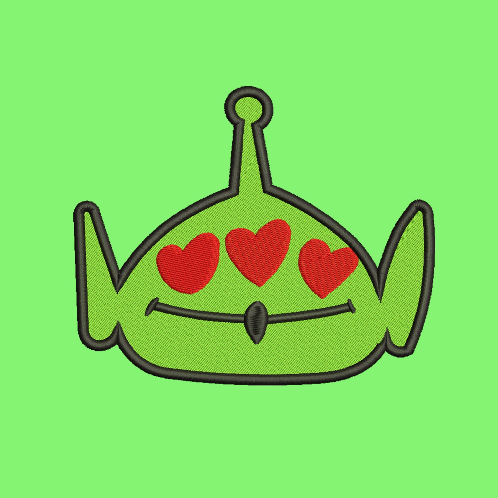 6 size toyalien minimal embroidery design instant download 9  etsy 6 size toyalien minimal embroidery design instant download 9  etsy