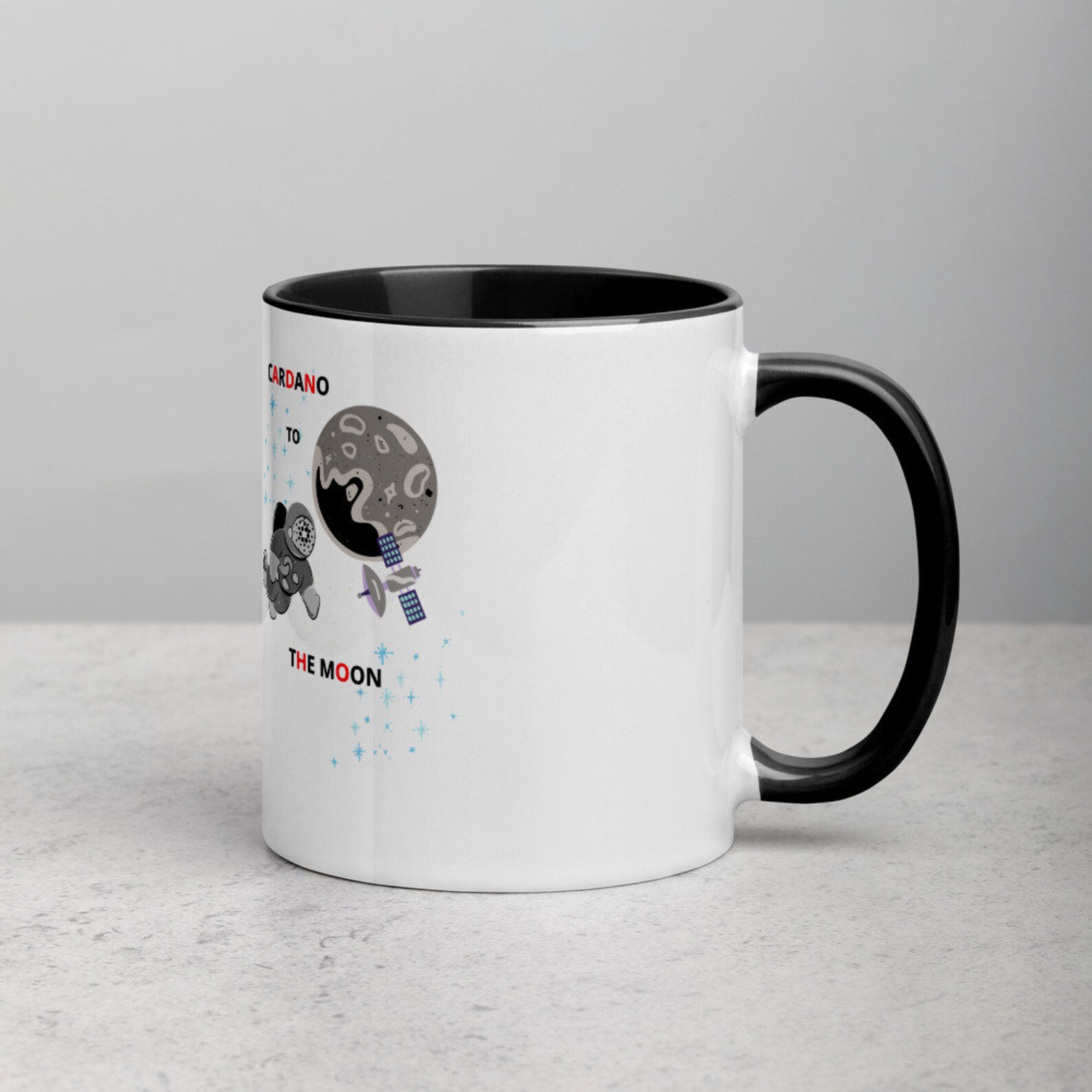 NFT CARDANO Ada to the MOON meme Anime Mug with Colour ...