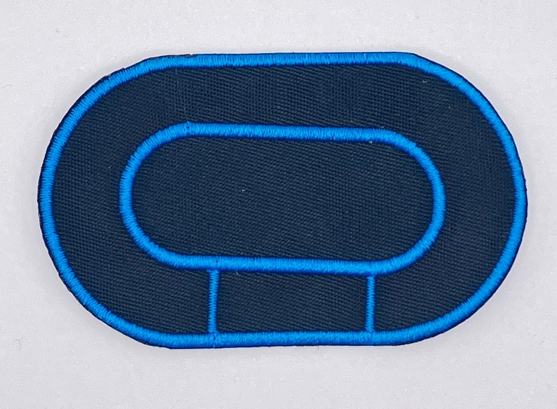 Roller Derby Track Patches Blue