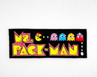 Ms. Pack-Man Roller Derby patch