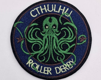 Cthulhu Roller Derby patches
