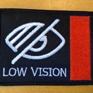 Low Vision Sports Jersey Patches