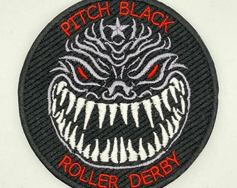 Grue / Pitch Black Roller Derby Patch