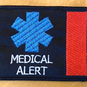 Medical Alert Sports Jersey Patches
