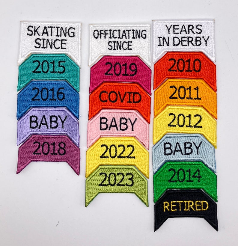 Roller Derby Year Patches image 2