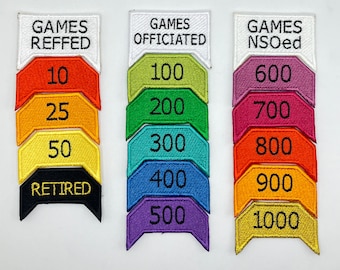 Roller Derby "Games" Patches