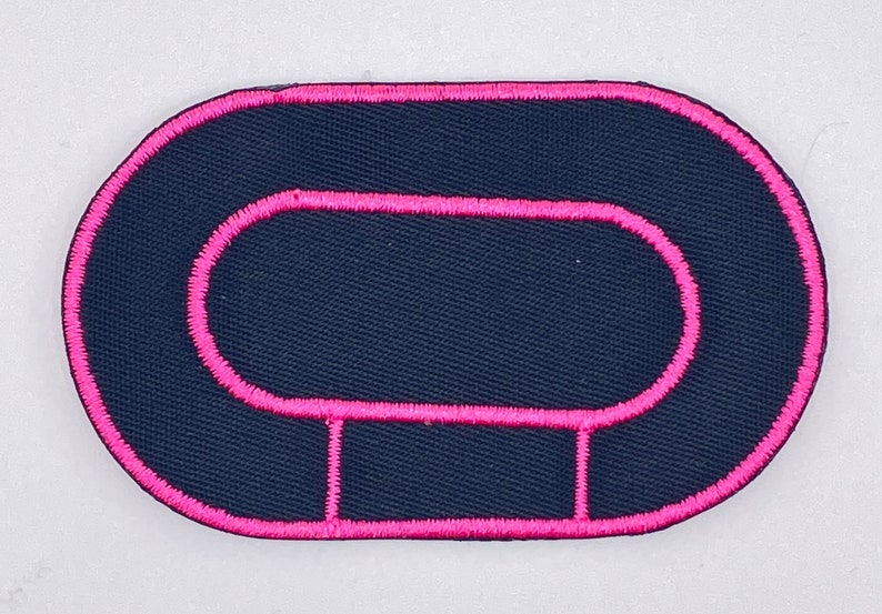 Roller Derby Track Patches Pink