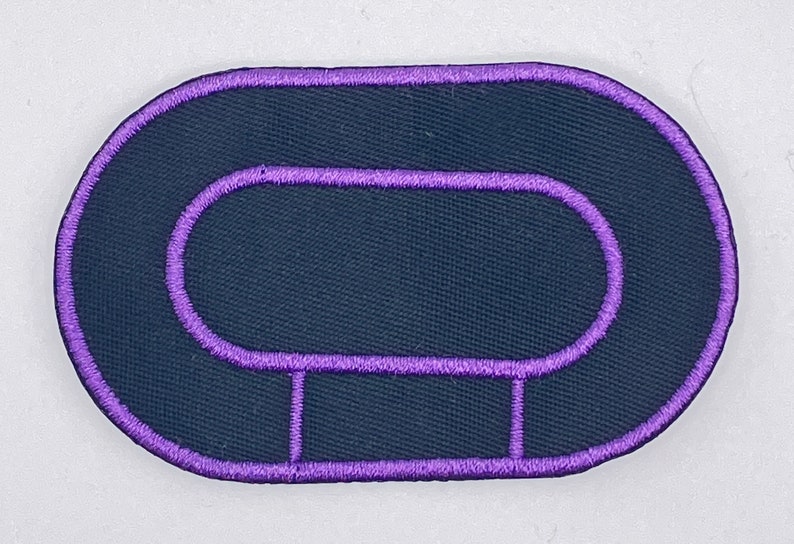 Roller Derby Track Patches Purple