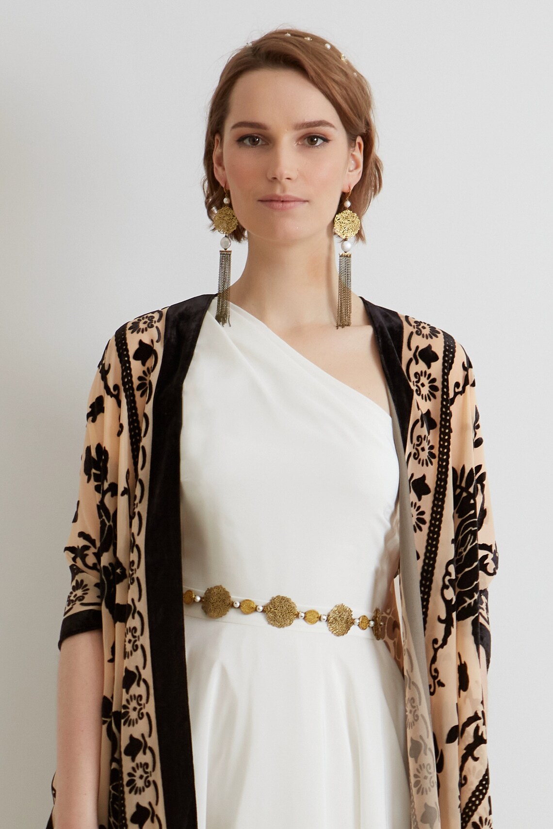 Pearl bridal belt Wedding dress belt Bridal belt art deco Etsy