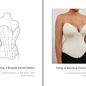 Tutorial Bundle: Drafting and Fitting bespoke Corset Patterns by Royal Black English Language image 1