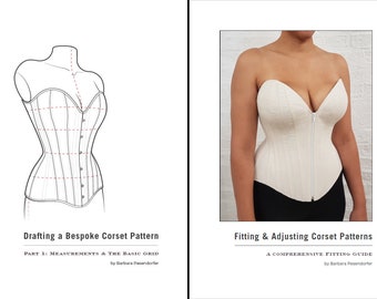 Tutorial Bundle: Drafting and Fitting bespoke Corset Patterns by Royal Black |  English Language