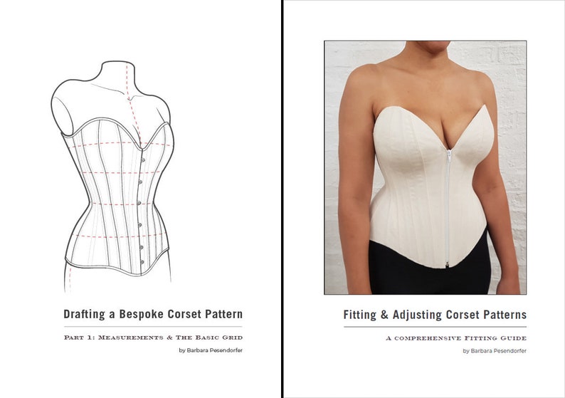 Tutorial Bundle: Drafting and Fitting bespoke Corset Patterns by Royal Black English Language image 1