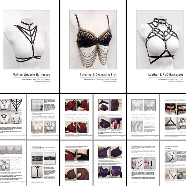 Tutorial Bundle: Harnesses & Decorated Bras by Royal Black |  English Language