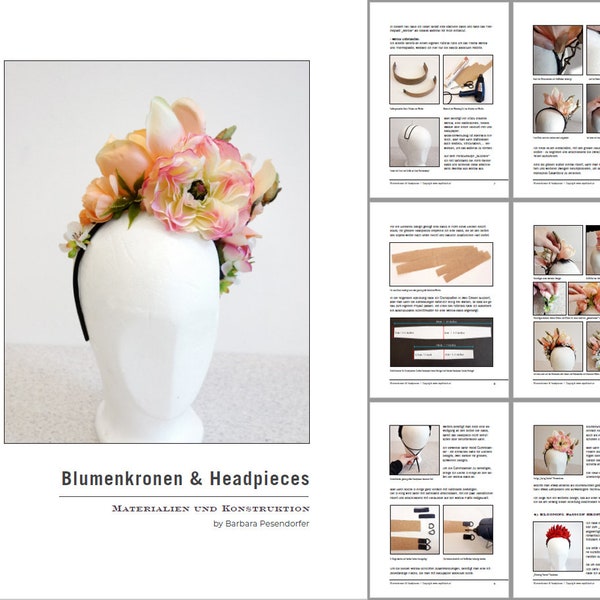 Royal Black Tutorial: Blumenkronen und Headpieces  |  in deutscher Sprache