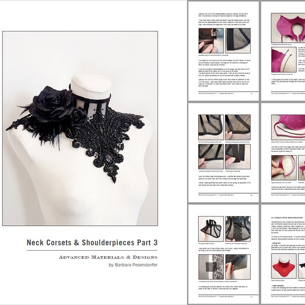 Royal Black Tutorial: Advanced Neck Corsets and Collar Designs  |  English Language