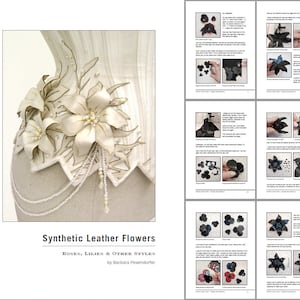 Royal Black Tutorial: Synthetic Leather Flowers  |  English Language